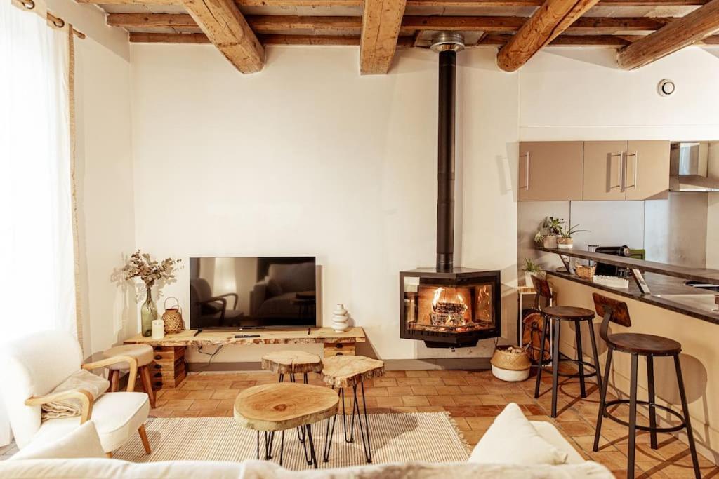 Maison De Village Barbentane Avec Spa Eksteriør bilde
